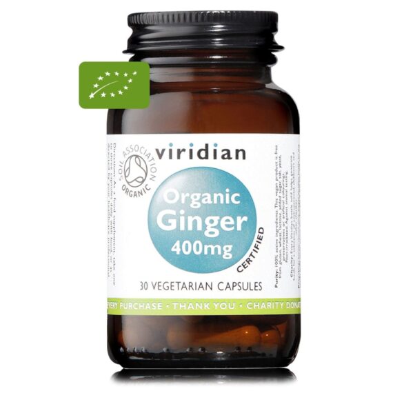 Jengibre Raíz 400 mg - 30 Cápsulas Veganas