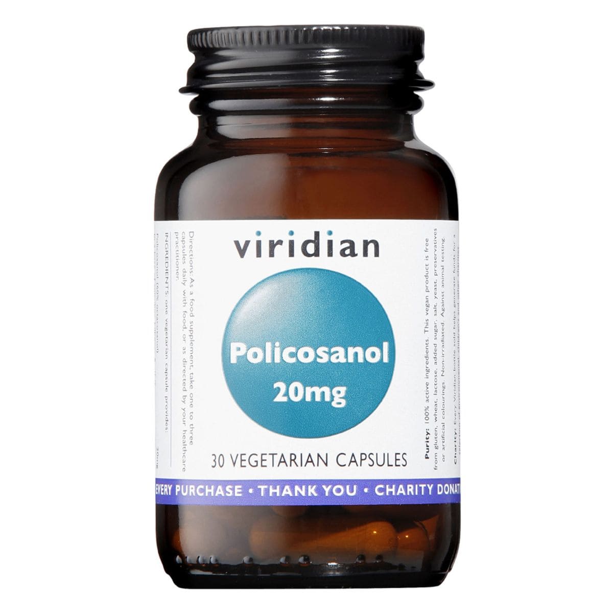 Policosanol 20 mg – 30 Cápsulas Veganas