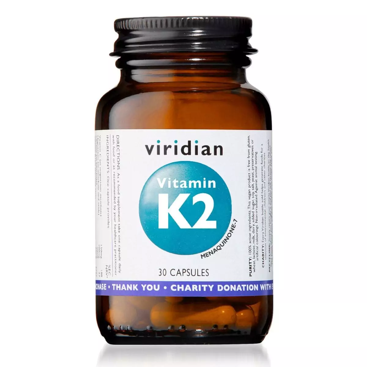 Vitamina K2 50ug – 30 Cápsulas Veganas