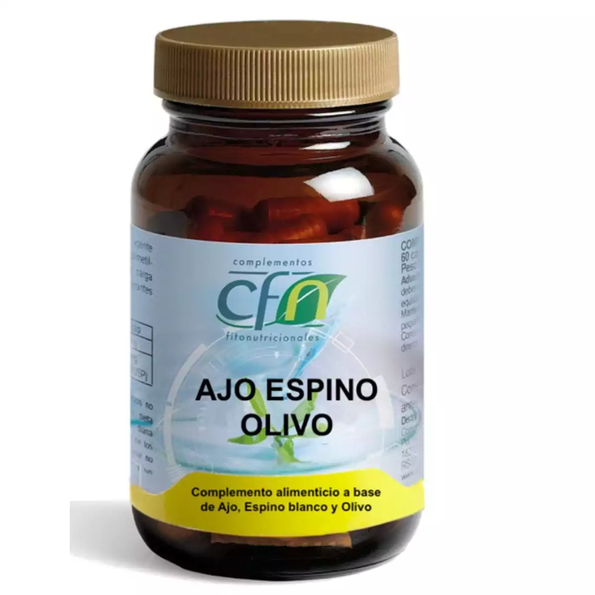 Ajo, Espino Blanco y Olivo – 90 Cápsulas