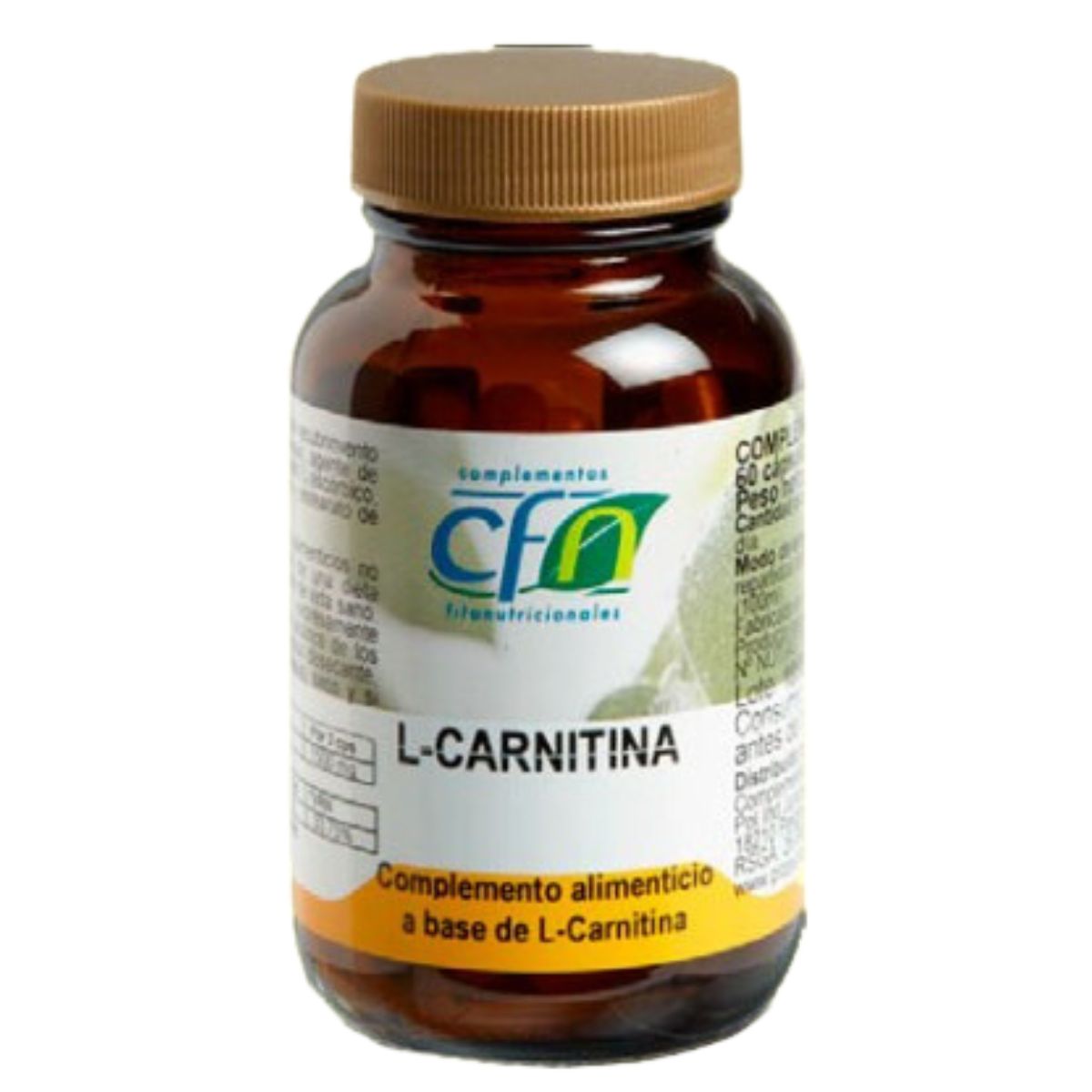 L-Carnitina 500 mg  – 60 Cápsulas Vegetales