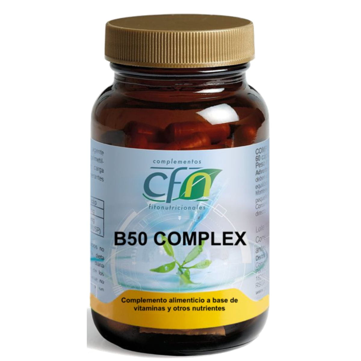 Vitamina B 50 Complex – 60 Cápsulas Vegetales