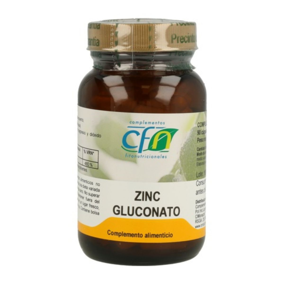 Zinc Gluconato – 90 Cápsulas