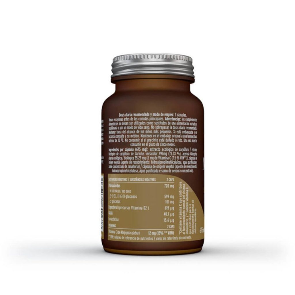 Mico Corio Micosalut -Coriolus- HDT - 70 Cápsulas Veganas detalle 2