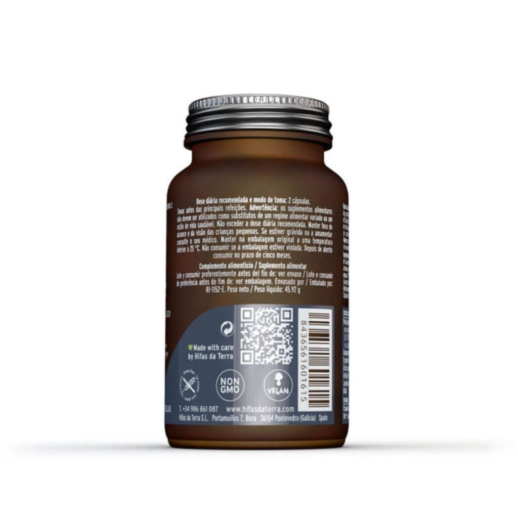 Mico Five con Chaga HDT - 70 Cápsulas Veganas detalle 2