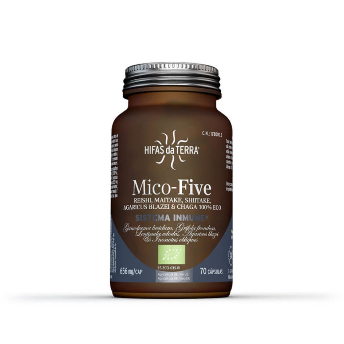 Mico Five con Chaga HDT – 70 Cápsulas Veganas