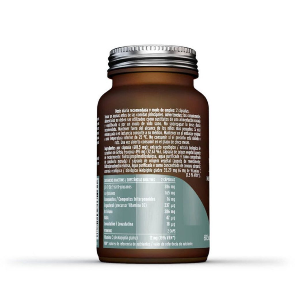 Mico Mai -Maitake- HDT - 70 Cápsulas Veganas detalle 3