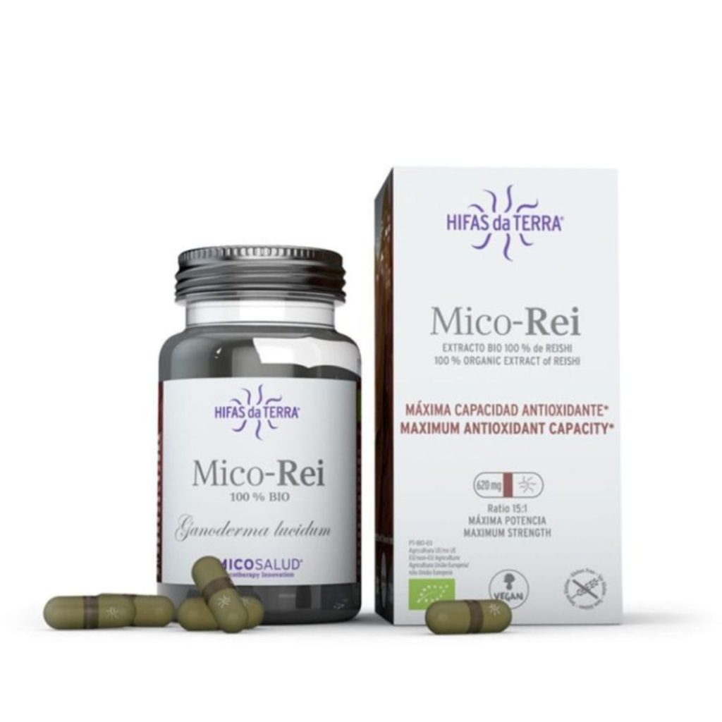 Mico Rei -Reishi- HDT - 70 Cápsulas Veganas detalle 1