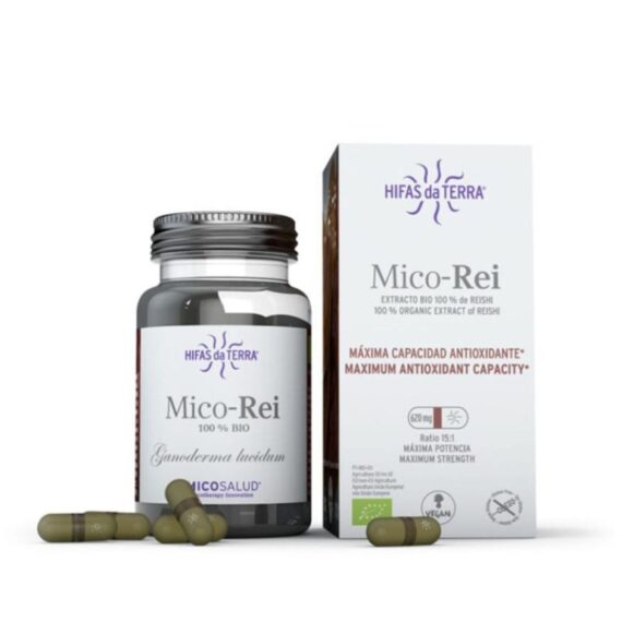 Mico Rei -Reishi- HDT - 70 Cápsulas Veganas