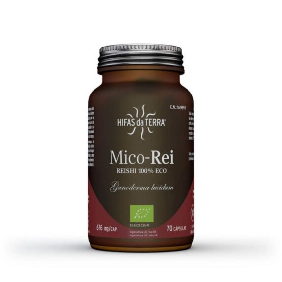 Mico Rei -Reishi- HDT - 70 Cápsulas Veganas