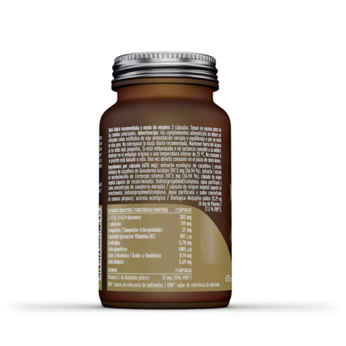 Mico Vir -Reishi y Cordyceps- HDT – 70 Cápsulas Veganas Mico Vir -Reishi y Cordyceps- HDT – 70 Cápsulas Veganas