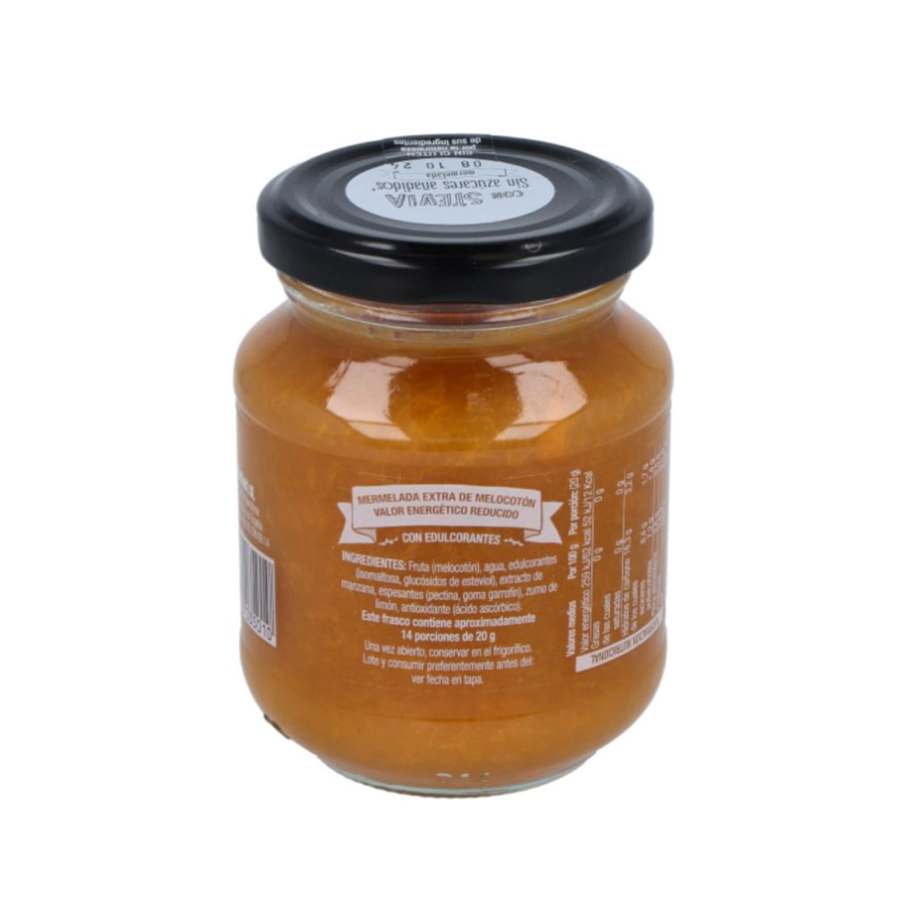 Mermelada de Melocotón con Stevia 295 g