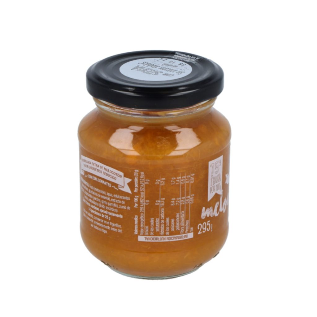 Mermelada de Melocotón con Stevia 295 g