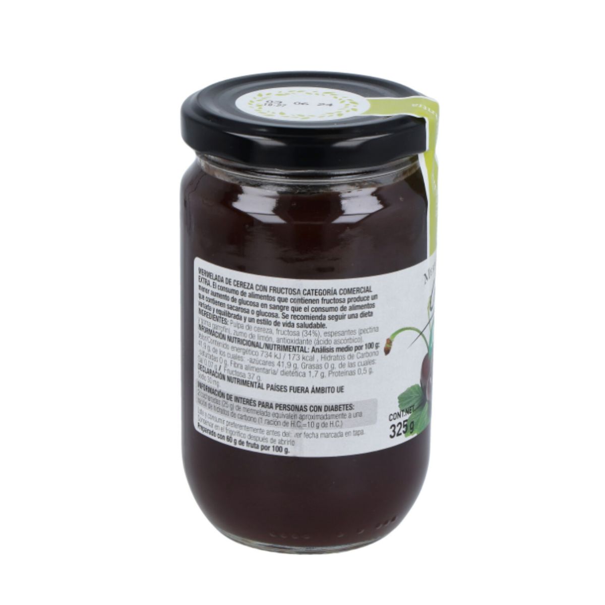 Mermelada Extra de Cereza con Fructosa 325 g