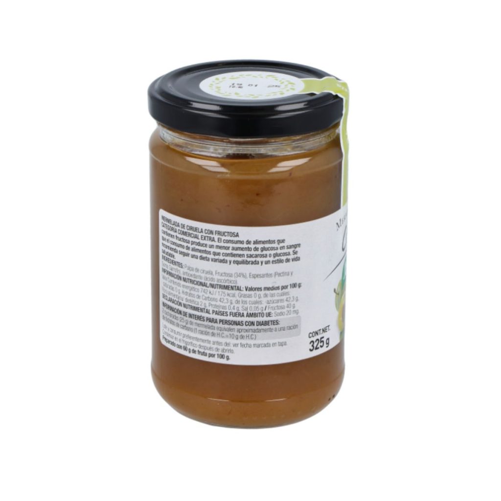 Mermelada Extra de Ciruela con Fructosa 325 g
