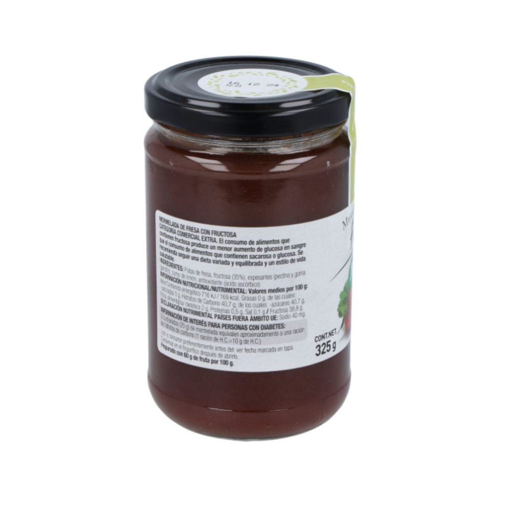 Mermelada Extra de Fresa con Fructosa 325 g