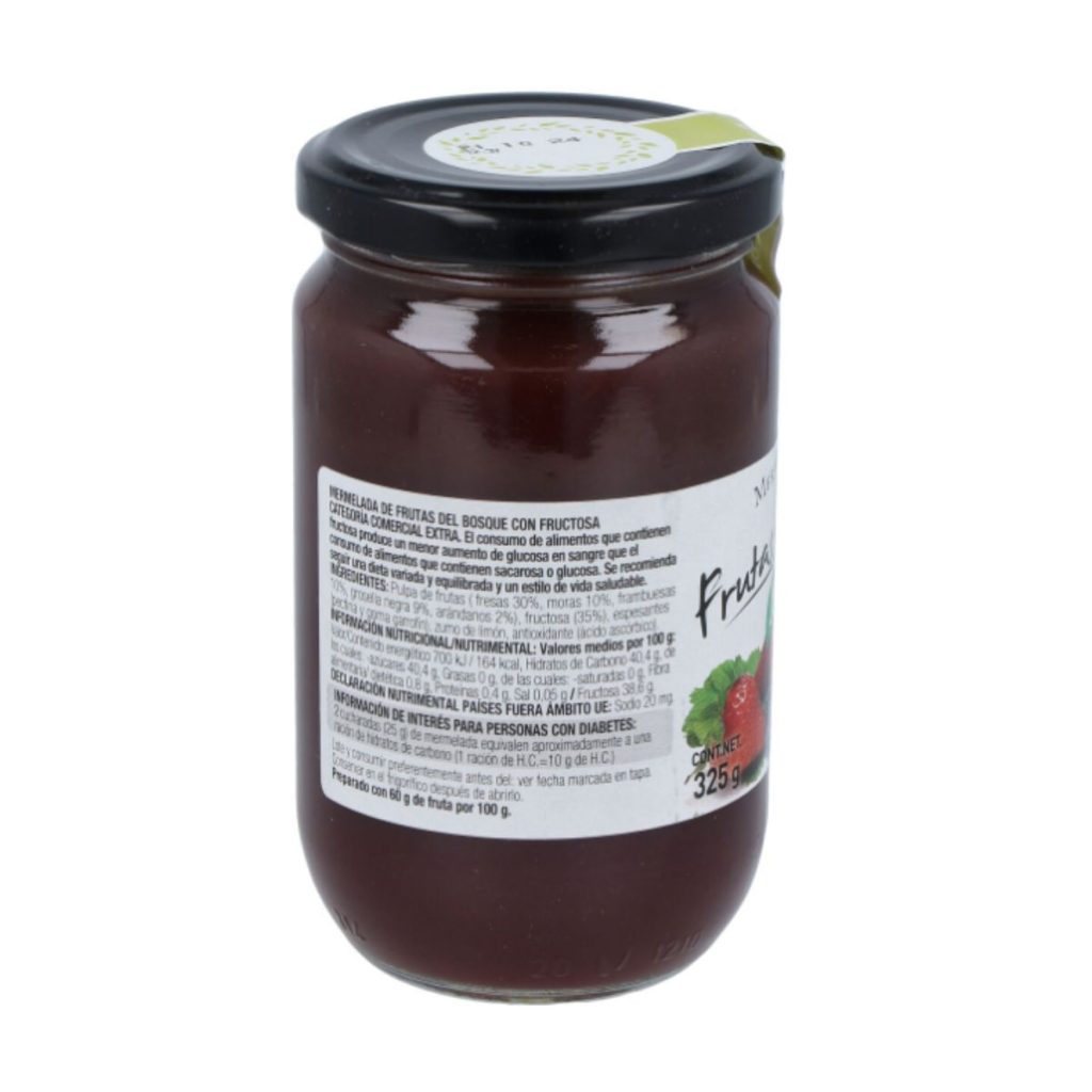 Mermelada Extra de Frutas del Bosque con Fructosa 325 g