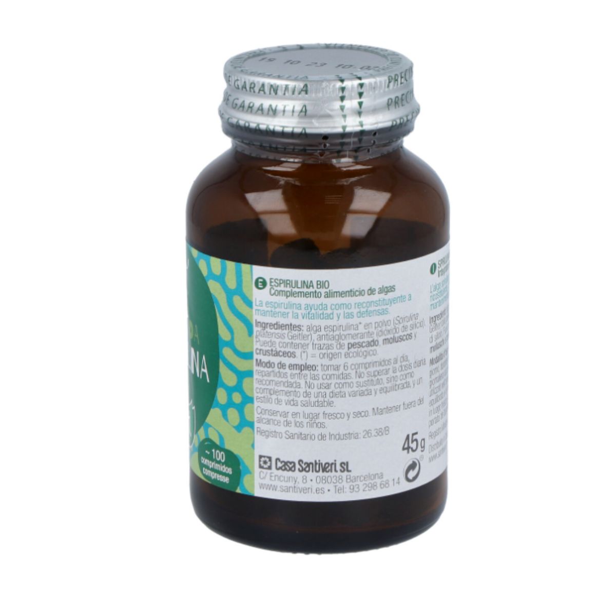 Alga Espirulina 100 Comprimidos BIO