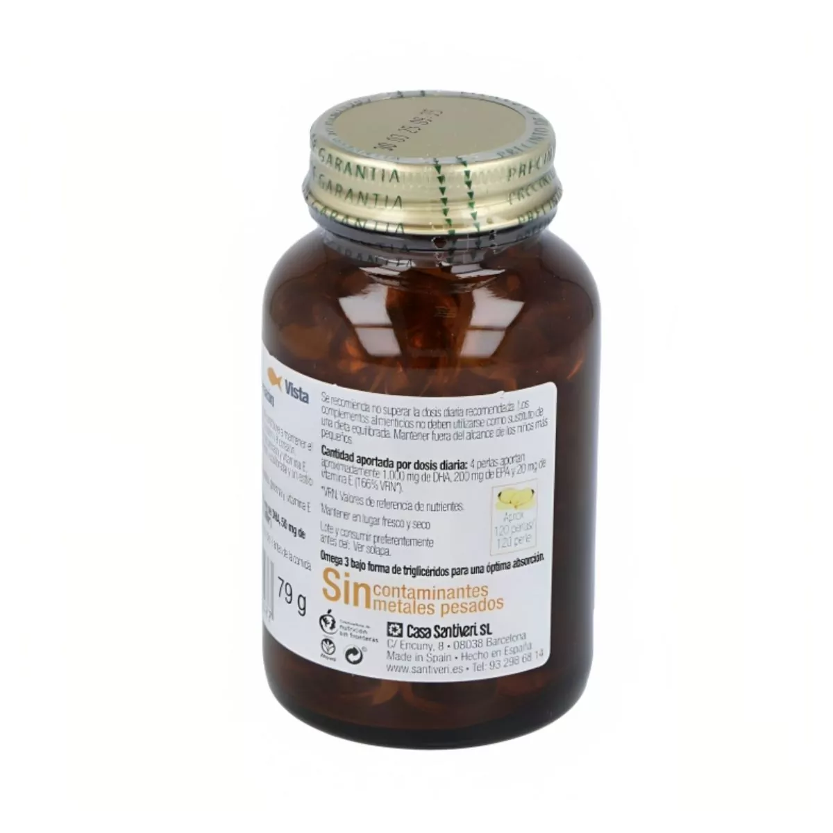 50% DHA y 10% EPA 120 Perlas
