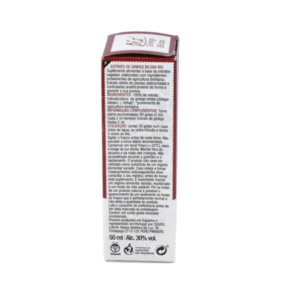 Extracto de Ginkgo Biloba 50 ml BIO
