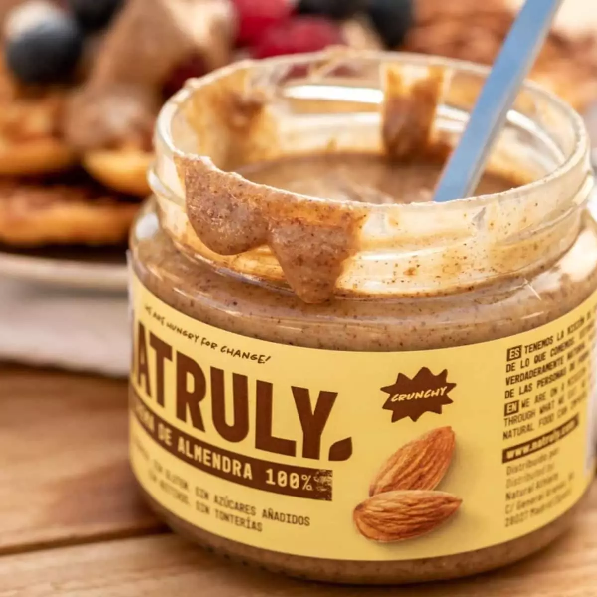 Usando Crema de Almendra