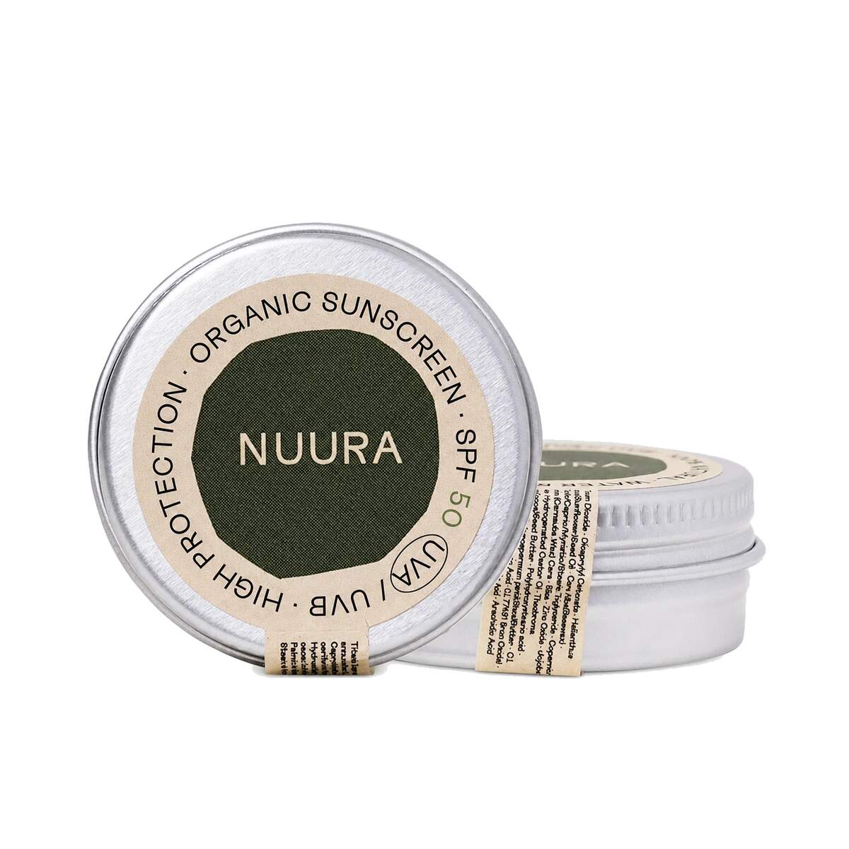 Lata protector Solar Facial Natural SPF50 18ml — Nuura