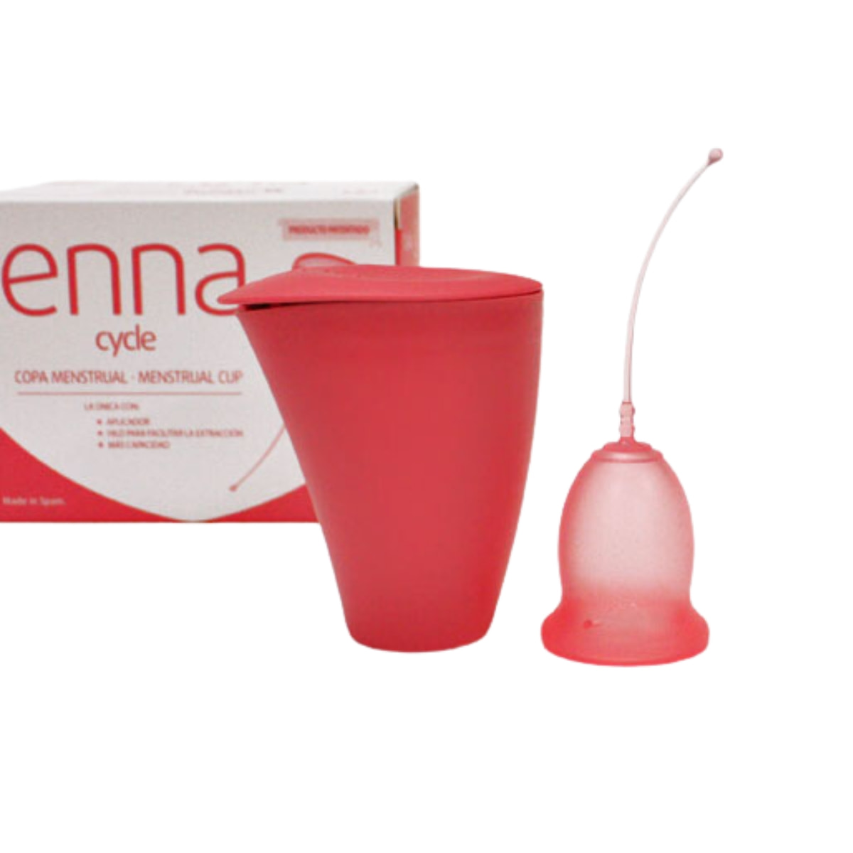 ENNA COPA MENSTRUAL (M) 2copas+caja esteril