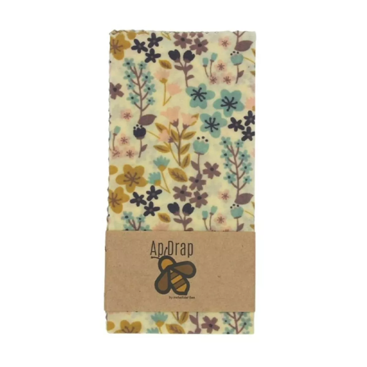 Envoltorio encerado Flores, Talla M