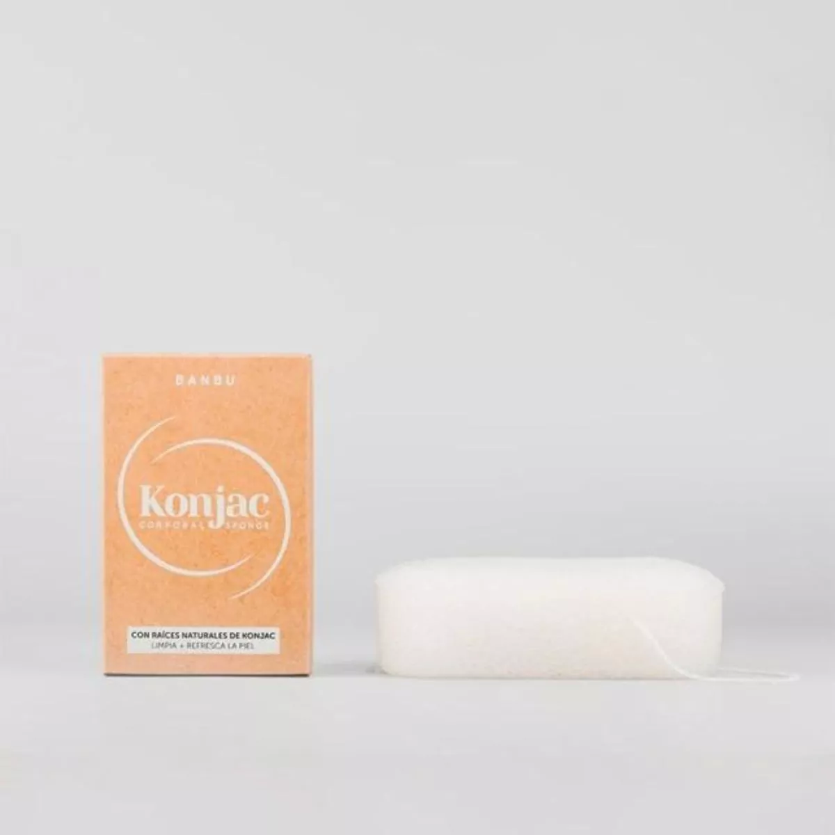 Esponja Corporal de Konjac Exfoliante Blanca 5 g