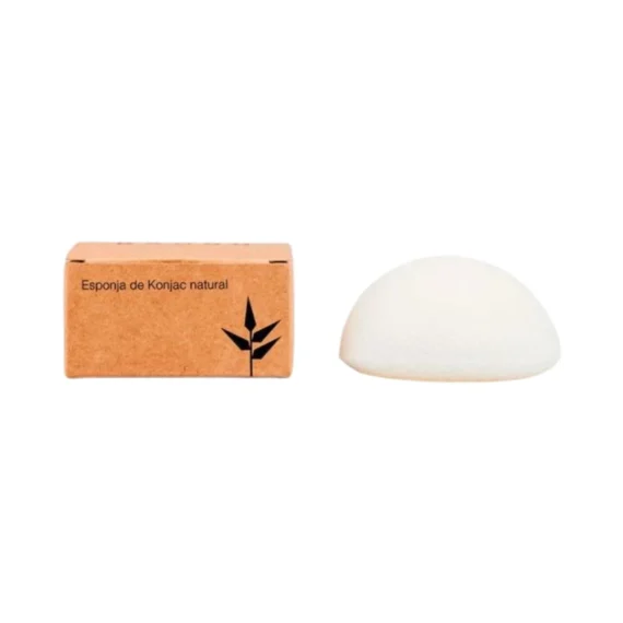 Esponja Facial de Konjac Exfoliante Blanca 7 g