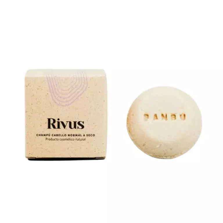 Champú Sólido Cabello Normal Seco RIVUS 75 g ECO