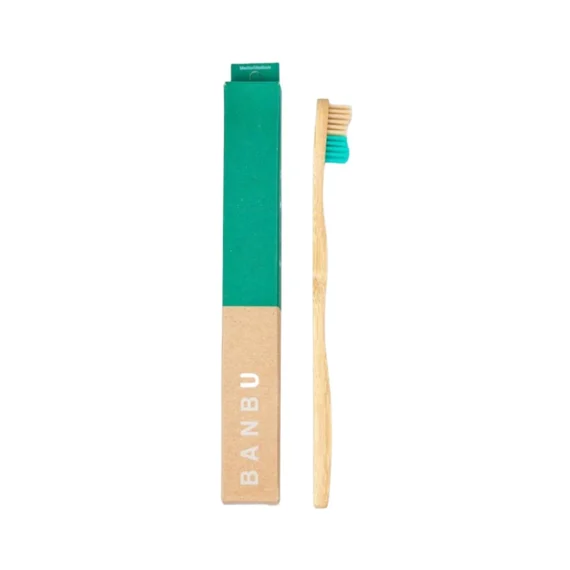 Cepillo Dental para Adulto Medio Verde