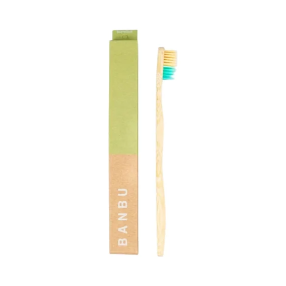 Cepillo Dental para Adulto Suave Verde