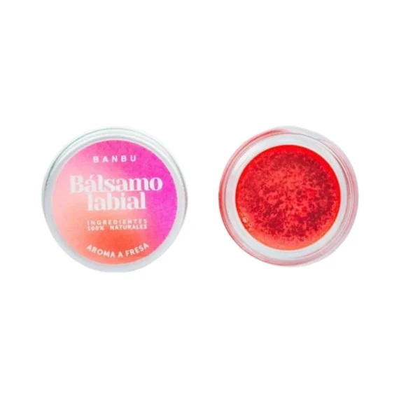 Bálsamo Pintalabios Hidratante Vegano de fresa 5 ml ECO