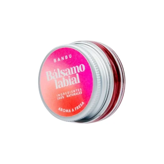 Bálsamo Pintalabios Hidratante Vegano de fresa 5 ml ECO