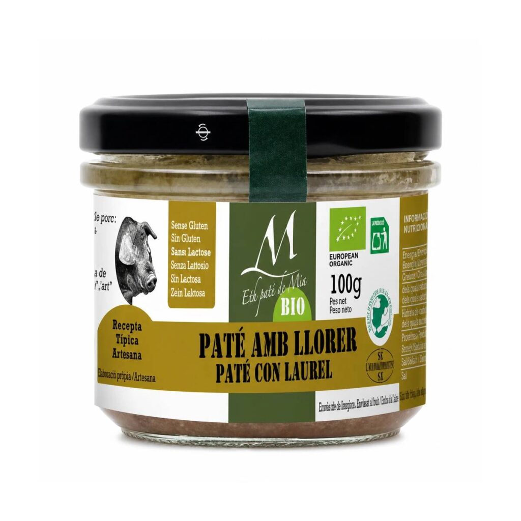 Paté de Cerdo con Laurel 100 g ECO — Eth Pate De Mia