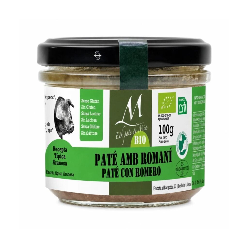 Paté de Cerdo con Romero 100 g ECO — Eth Pate De Mia