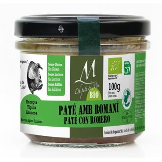 Paté de Cerdo con Romero 100 g ECO