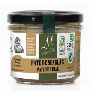 Paté de Cerdo y Jabalí 100 g ECO