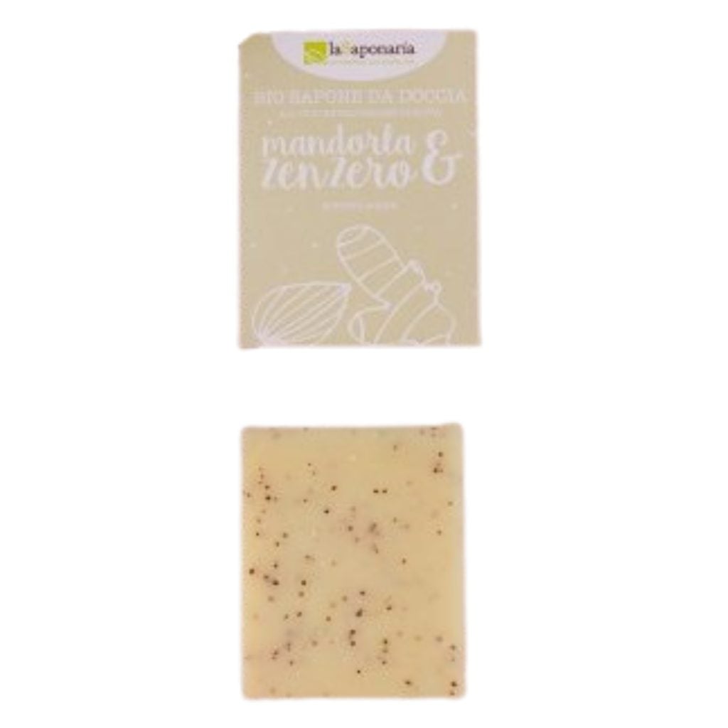 JABON EN PASTILLA almendra y jengibre 100gr.