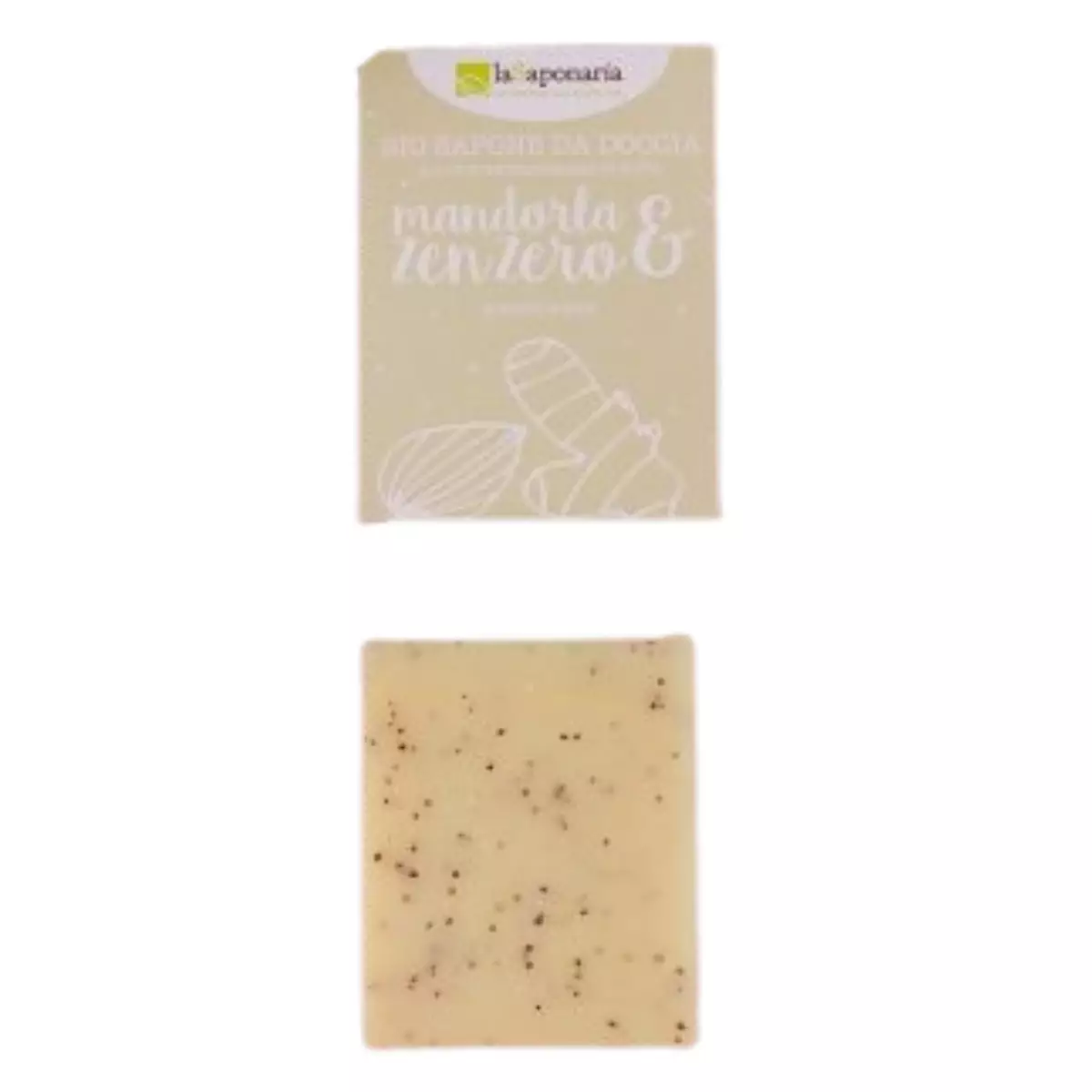 JABON EN PASTILLA almendra y jengibre 100gr.