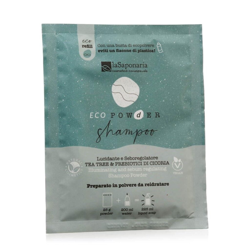 Champú de Árbol de Té y Probióticos en polvo 25 g — La Saponaria