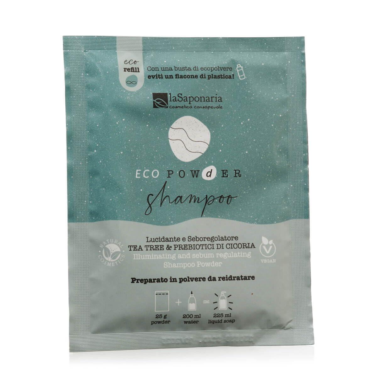 Champú de Árbol de Té y Probióticos en polvo 25 g — La Saponaria