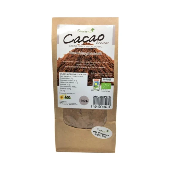 Cacao en Polvo 250 g BIO de Dream Foods