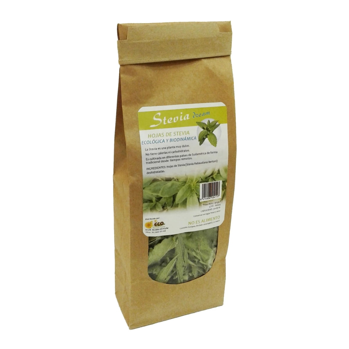 Hierba Stevia Hoja 40 g BIO