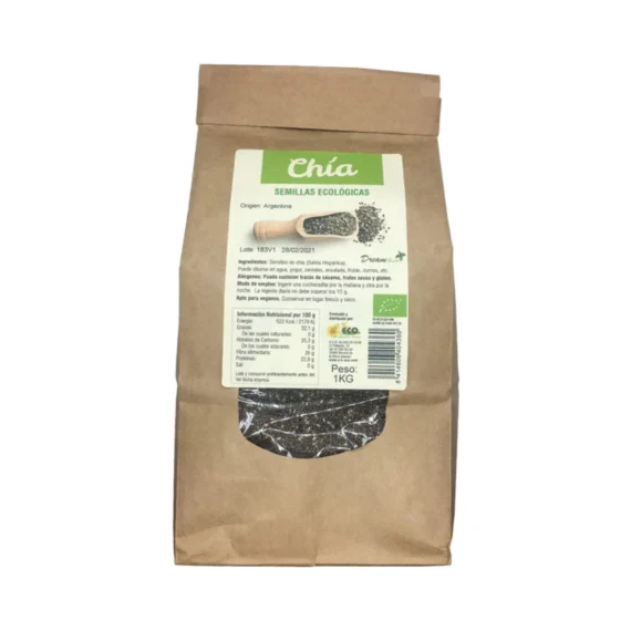 Chía Semillas 1 kg BIO