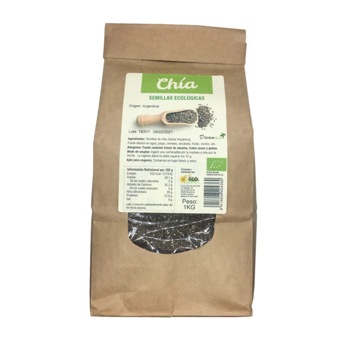 Chia Semillas 1 kg BIO
