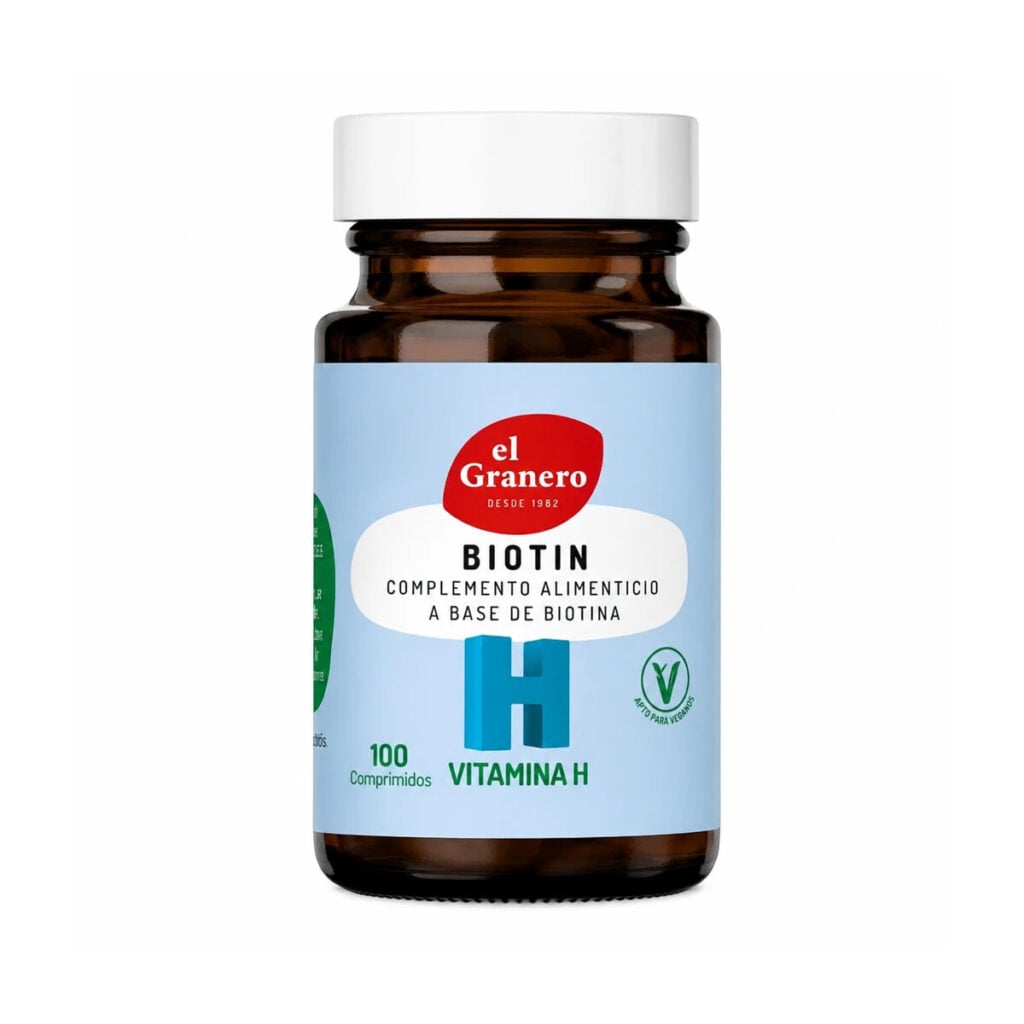 Biotin Biotina Vitamina H 100 Comprimidos — El Granero