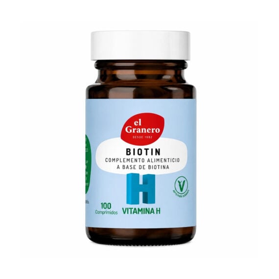 Biotin Biotina Vitamina H 100 Comprimidos
