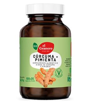 Cúrcuma y Pimienta 120 Cápsulas BIO